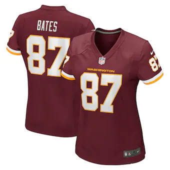 womens nike john bates burgundy washington football team ga